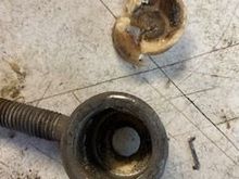 Used a pic to remove, be sure to get under the lip. Cleaned it out with my dremmel