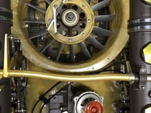 staring down into a 917k engine