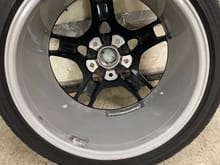 Barrel of rear wheel 