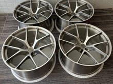 Finished wheels pics sent prior to shipping 