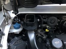 The completed installation - I have since re-routed the vacuum sensor wiring behind the alternator.