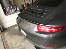 Vorsteiner CF rear spoiler lip