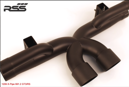 Engine - Exhaust - RSS 991.2 GT3/GT3RS X-Pipe Black Ceramic Coat *BRAND NEW - New - 2017 to 2019 Porsche GT3 - Houston, TX 77020, United States