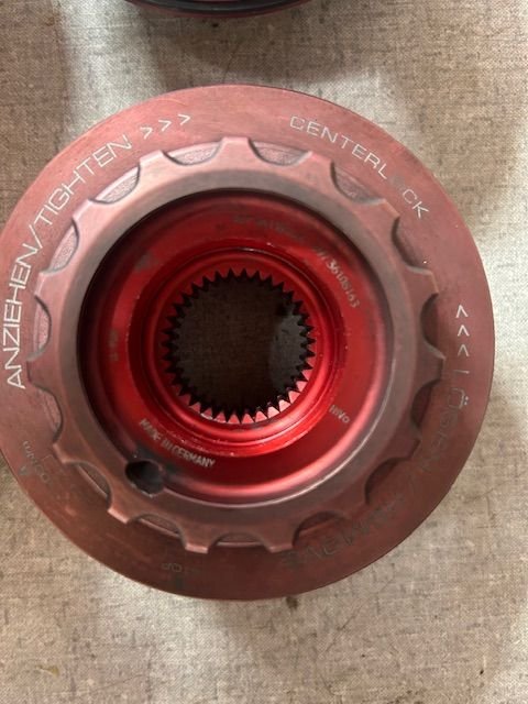 Wheels and Tires/Axles - Red 997.2 Centerlock set - Used - Fort Worth, TX 76001, United States