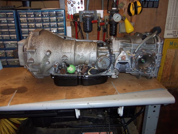 Completed transmission and differential.