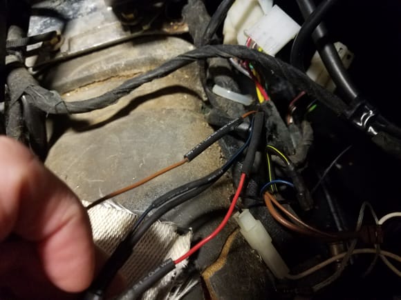 Mouse chewed wires repaired 