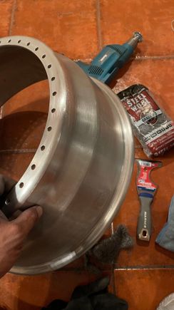 Old silicone removed and barrels cleaned. 