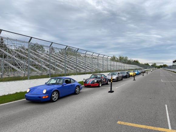 A few laps of the Montreal F1 track. 