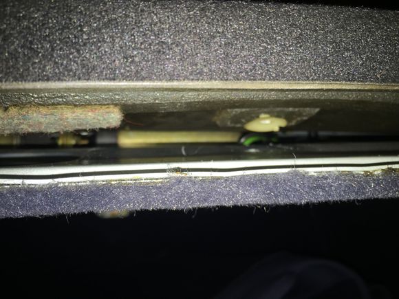 Other side with what looks like a broken clip or rivet