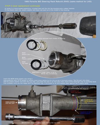 993 DIY steering rack rebuild STEP 5