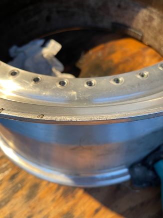 Curb Rashed Barrel BEFORE