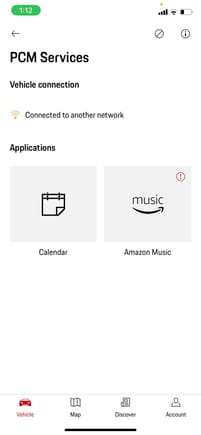 Only two apps, Apple Music is registered and doesn’t show