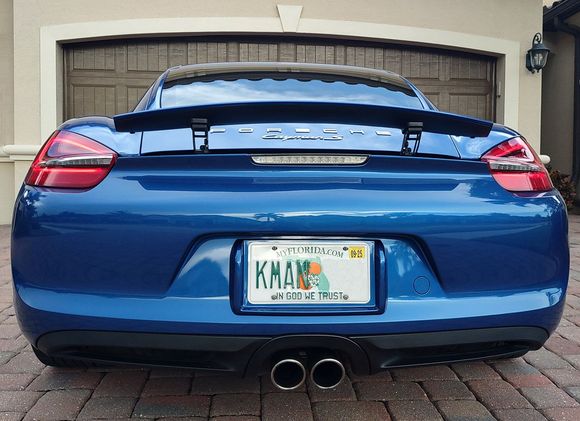 2014 Cayman S Rear