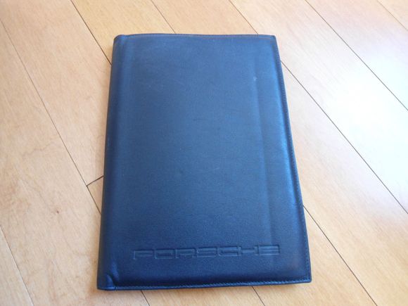 LEATHER DOCUMENT FOLDER $25.