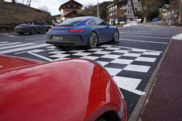 These cars got seriously dirty on the Monte route.