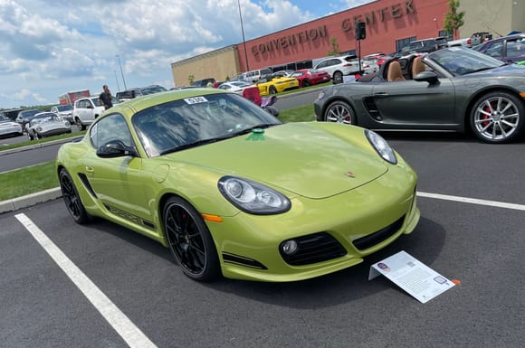 I had a Peridot Cayman R.  It’s the only car I’ve regretted selling.  This one made me sigh…