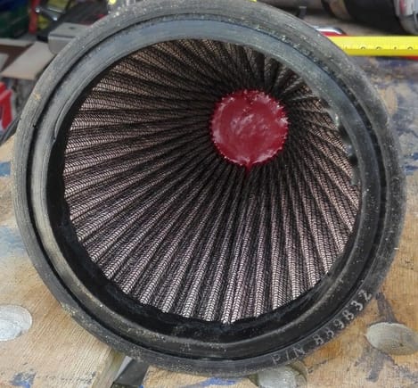 Inside of the filter element
