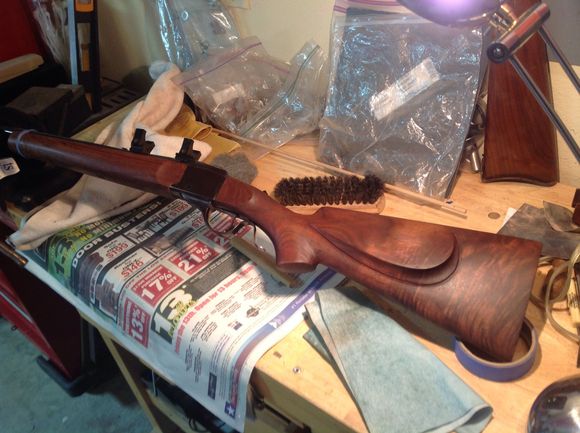 I need to send the guy sold thus to me for $79 a note and pic. Way too nice wood for the price.