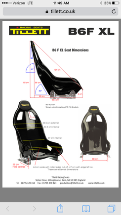 New FIA approved seat by Tillet