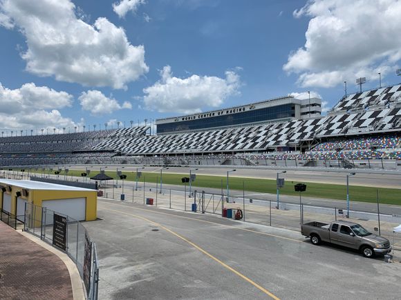 Although Daytona is not a highly technical track the scale of it when I first arrived made the hairs on my arm stand up.