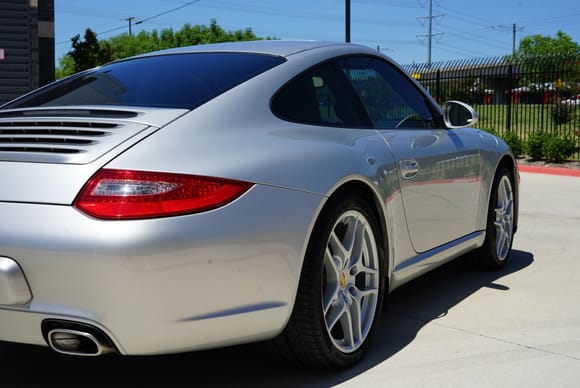 Gretchen, my '09 Carrera after paint correction and ceramic coat.