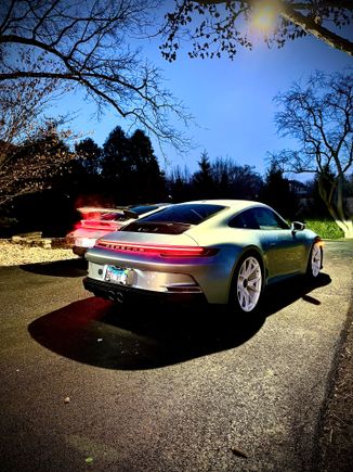 Just got this Touring in Azuro Thetys , white wheels , white cage , white Porsche stickers , perfection 