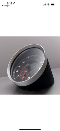 I received a Porsche desk clock for participating in one their zoom meetings. 