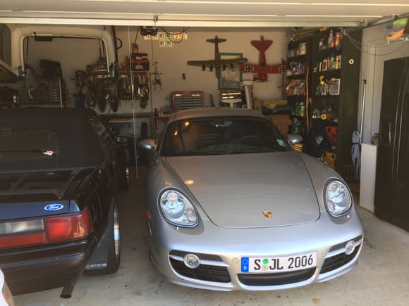 My 2006 Cayman S in it's lair