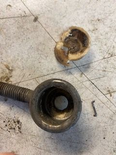 Used a pic to remove, be sure to get under the lip. Cleaned it out with my dremmel