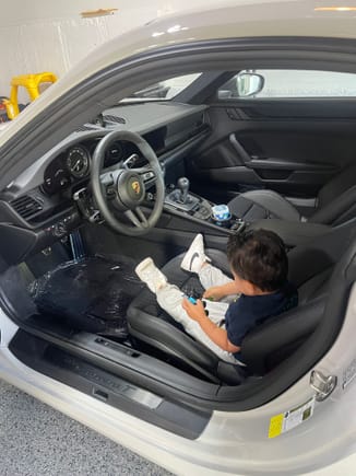 He’s gonna be 2 in July and he’s already caught the bug….. can’t wait to go car shopping for him when he’s 18 lol… I’m thinking a 17 year old 992 carrera T for his first car 😀😀