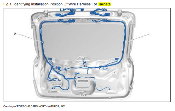 tailgate harness layout