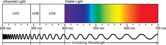 UV and Visible Light Spectrum