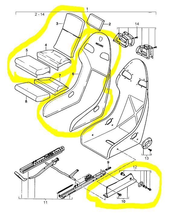 Interior/Upholstery - WTB: 996 GT3 Seat Brackets (not rails) + Seat Buckle Hardware - RHS - Used - 2002 to 2004 Porsche 911 - Melbourne, Australia