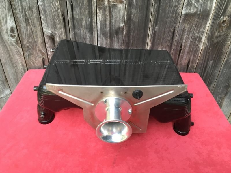 FS Porsche 996 GT3R carbon fibre plenum / intake manifold + restrictor
