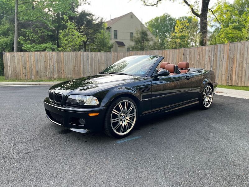 2004 BMW M3 - LOW MILEAGE 2004 e46 M3 Convertible -- Black on Cinnamon, 24K Miles and 2 Owners - Used - VIN WBSBR93414PK06483 - 24,500 Miles - 6 cyl - 2WD - Automatic - Convertible - Black - Fairfax, VA 22030, United States