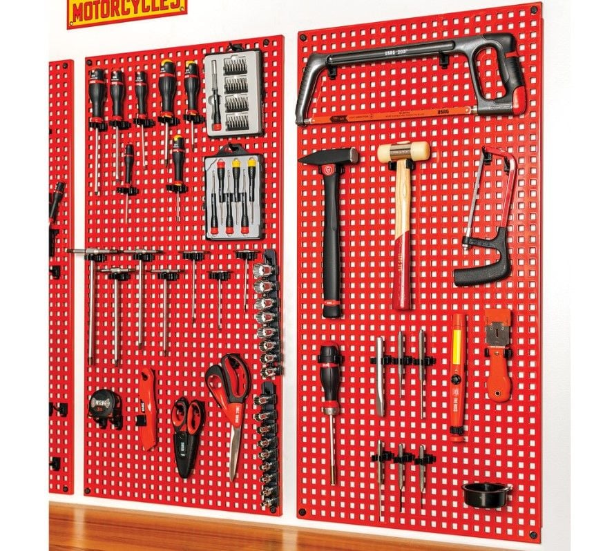 Accessories - Workshop:   Griots Steel Tool wall Panel w/clips  NIB - New - Chandler, AZ 85224, United States