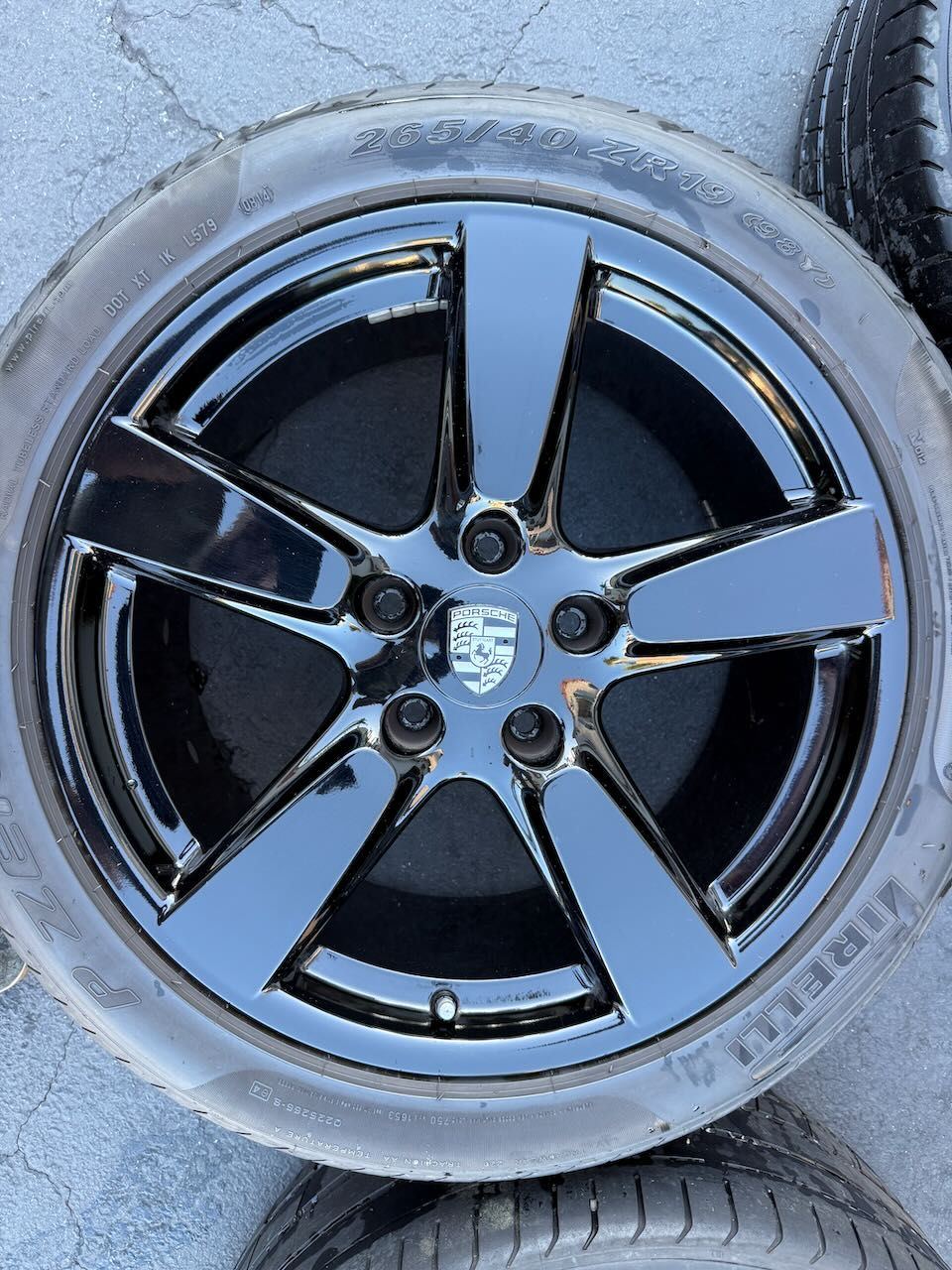 Wheels and Tires/Axles - 19" Factory OEM 981 Cayman S wheels Gloss Black - Used - Irvine, CA 92614, United States
