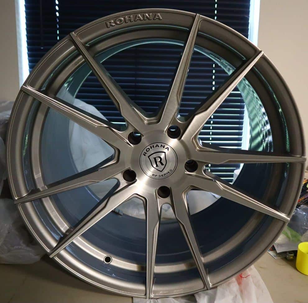 Wheels and Tires/Axles - Rohana RFX2 Wheels Brushed Titanium 20x9 and 20x12 for 997 Widebody.  Wheels only - Used - 2005 to 2012 Porsche 911 - Knoxville, TN 37923, United States