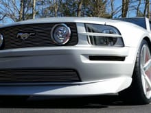 Satin Silver Mustang GT