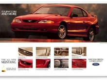 1994 Ford Mustang Brochure Ad