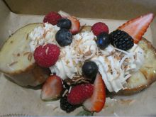 Take home dessert of Coconut cake.