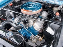1966 gt350h blue engine