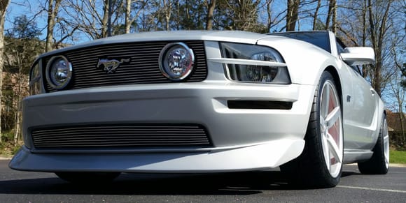 Satin Silver Mustang GT