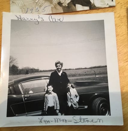 This is my Dad’s mustang from 50 years ago 