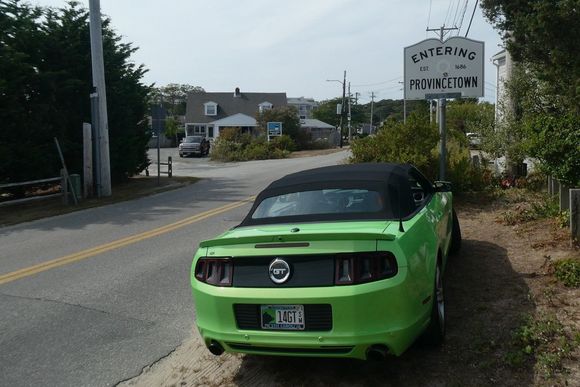 Arriving in P-town on beach road 6A