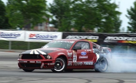 2006 ken gushi drives mustang gt in drifting competition 2