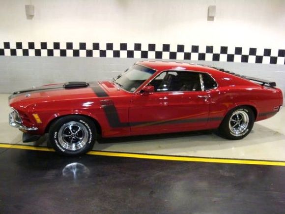 1970 Mustang Boss 302 Red 0001