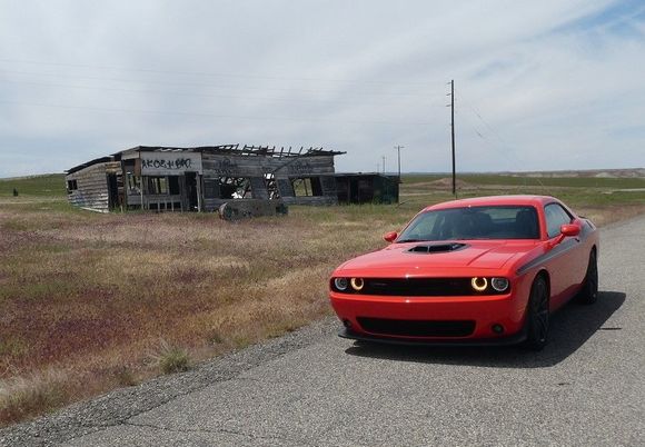 Old Shell station is barely standing.