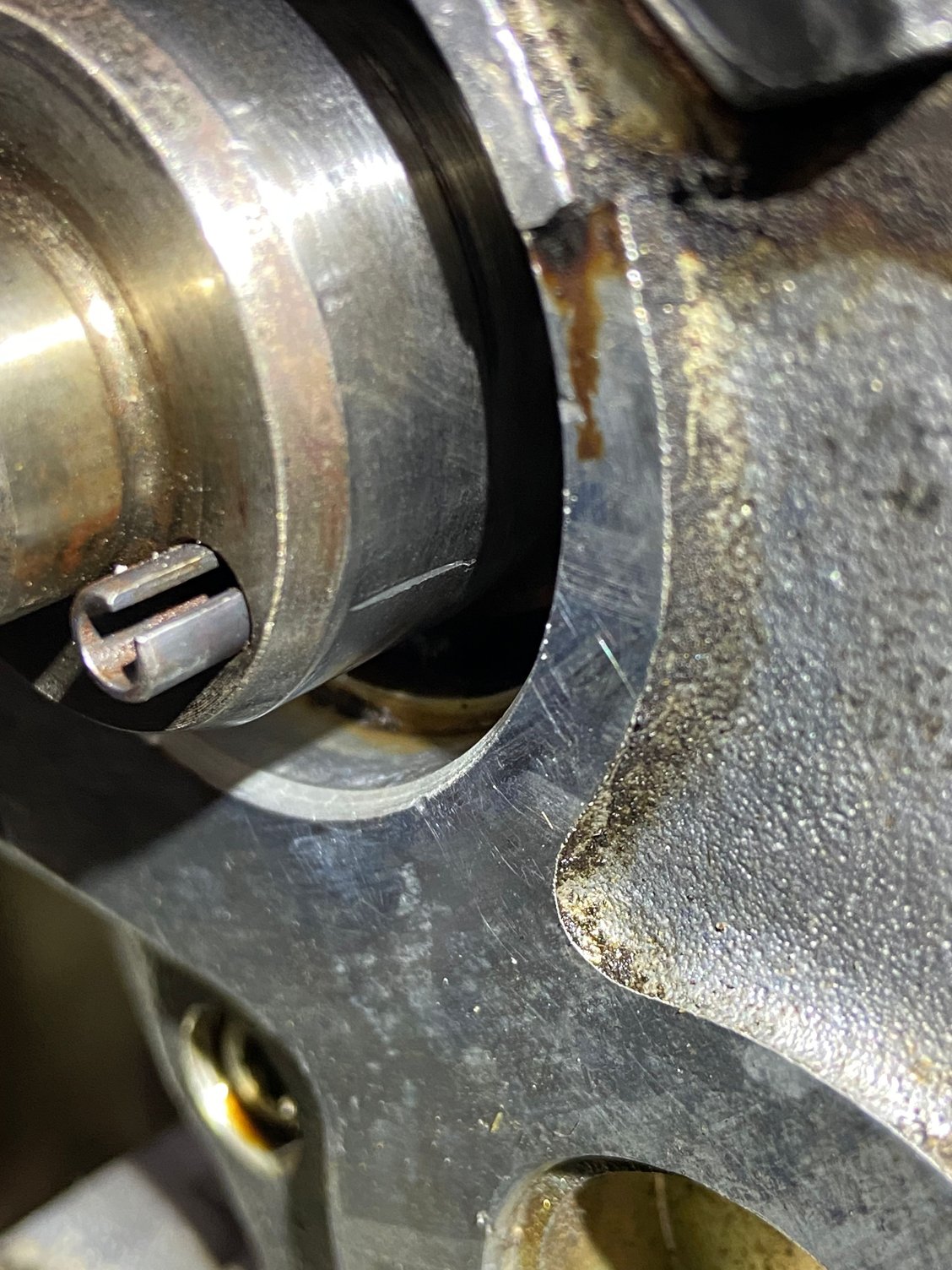 Scratch after using JB weld and sanding