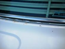 Somemore of the surface rust. Rust under the paint